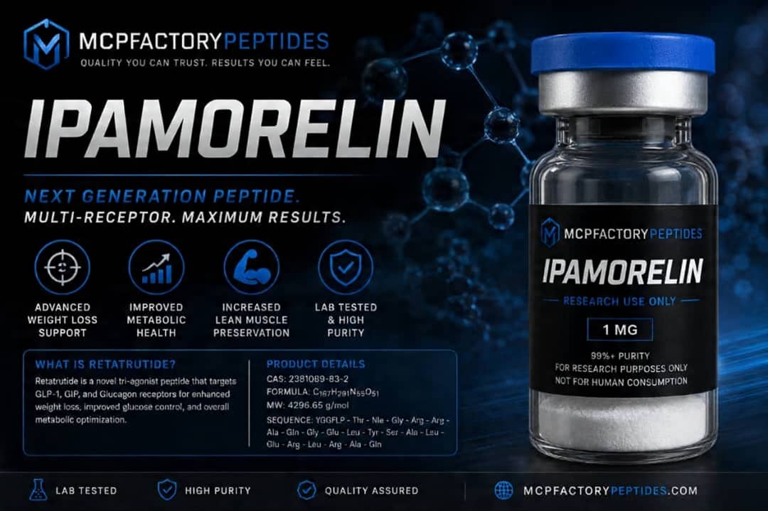 ipamorelin acetate supplier linkpeptide Ipamorelin For Sale | MCP Factory Peptides